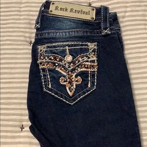 Rock Revival skinny jeans.